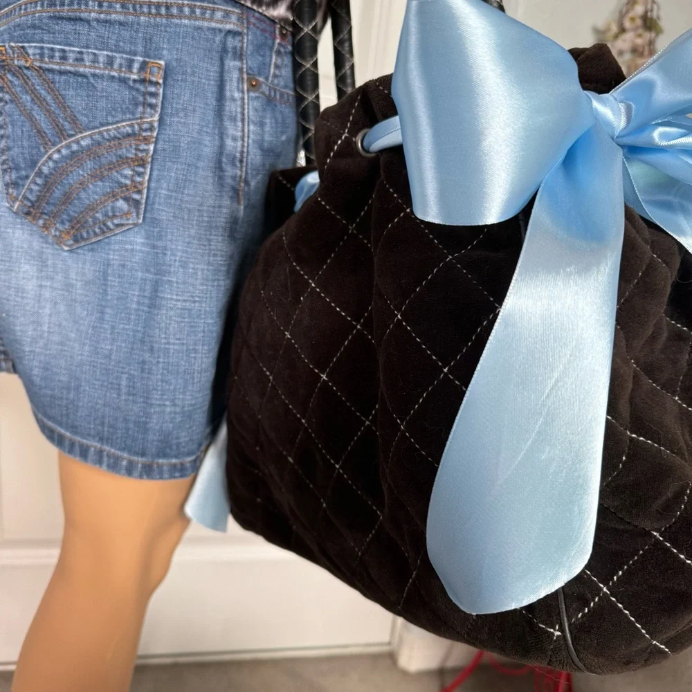 Custom Vintage Juicy Couture Brown and Blue Once Upon a Time Daydreamer - Picture 11 of 15